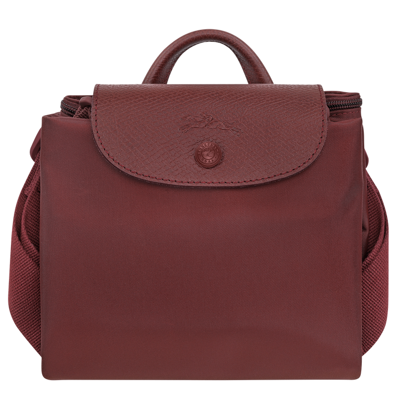 Le Pliage One M Backpack , Burgundy - Canvas  - View 6 of  6