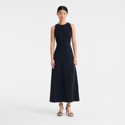 Dress , Black - Crepe
