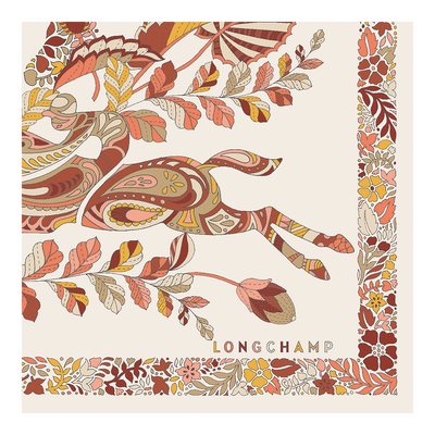 Forêt Longchamp Zijden sjaal 50, Honingkleur