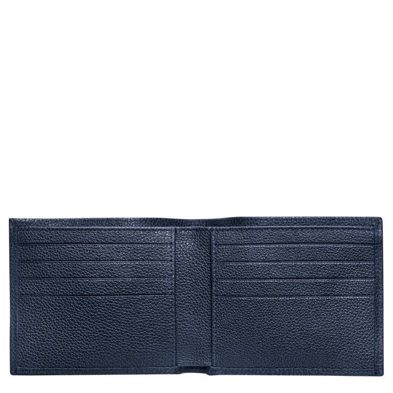 Le Foulonné Wallet Navy - Leather (L3508021556)