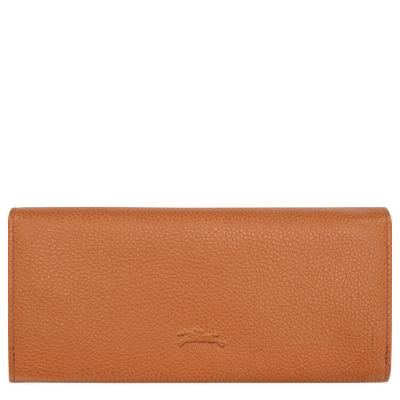 Le Foulonn&eacute; Long continental wallet , Amber - Leather