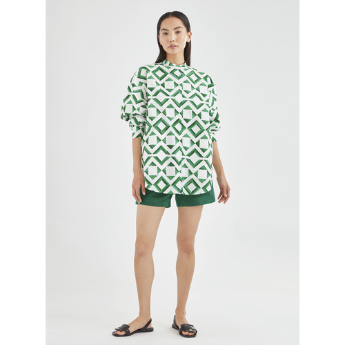 Spring/Summer Collection 2022 Blouse, Green