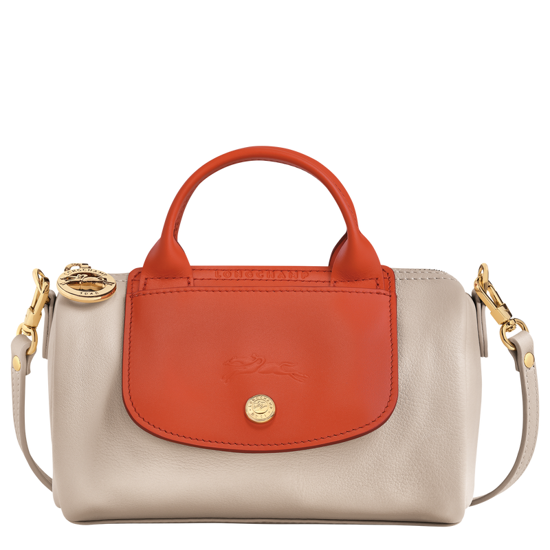 Le Pliage Xtra XS Crossbody bag Paprika Leather Longchamp DZ