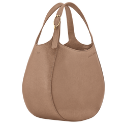 Le Foulonné S Handbag , Biscuit - Leather