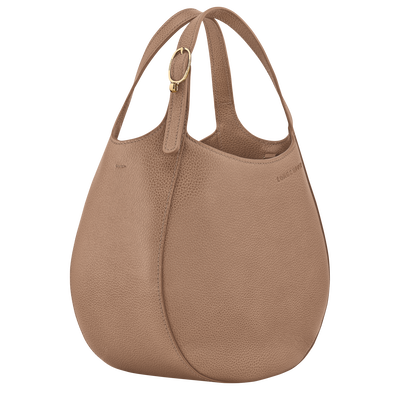 Le Foulonné S ハンドバッグ , ビスキュイ - レザー