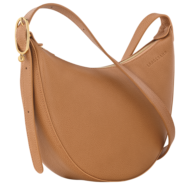 Le Foulonn&eacute; S Crossbody bag , Pecan - Leather  - View 3 of  7