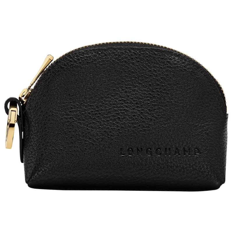 Porta-moedas Le Foulonn&eacute; , Pele - Preto  - Vista 1 de  2