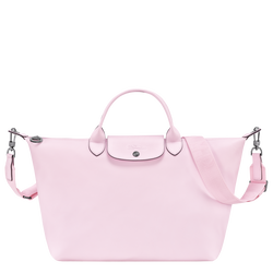 Le Pliage Xtra 手提包 L , 玫瑰粉色 - 皮革