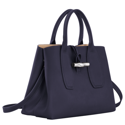 Le Roseau Handbag M, Bilberry