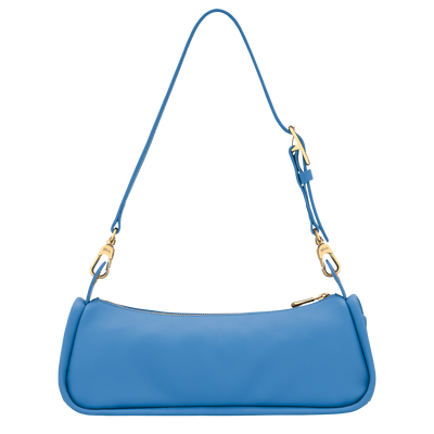 Looong M Shoulder bag , Azure - Leather