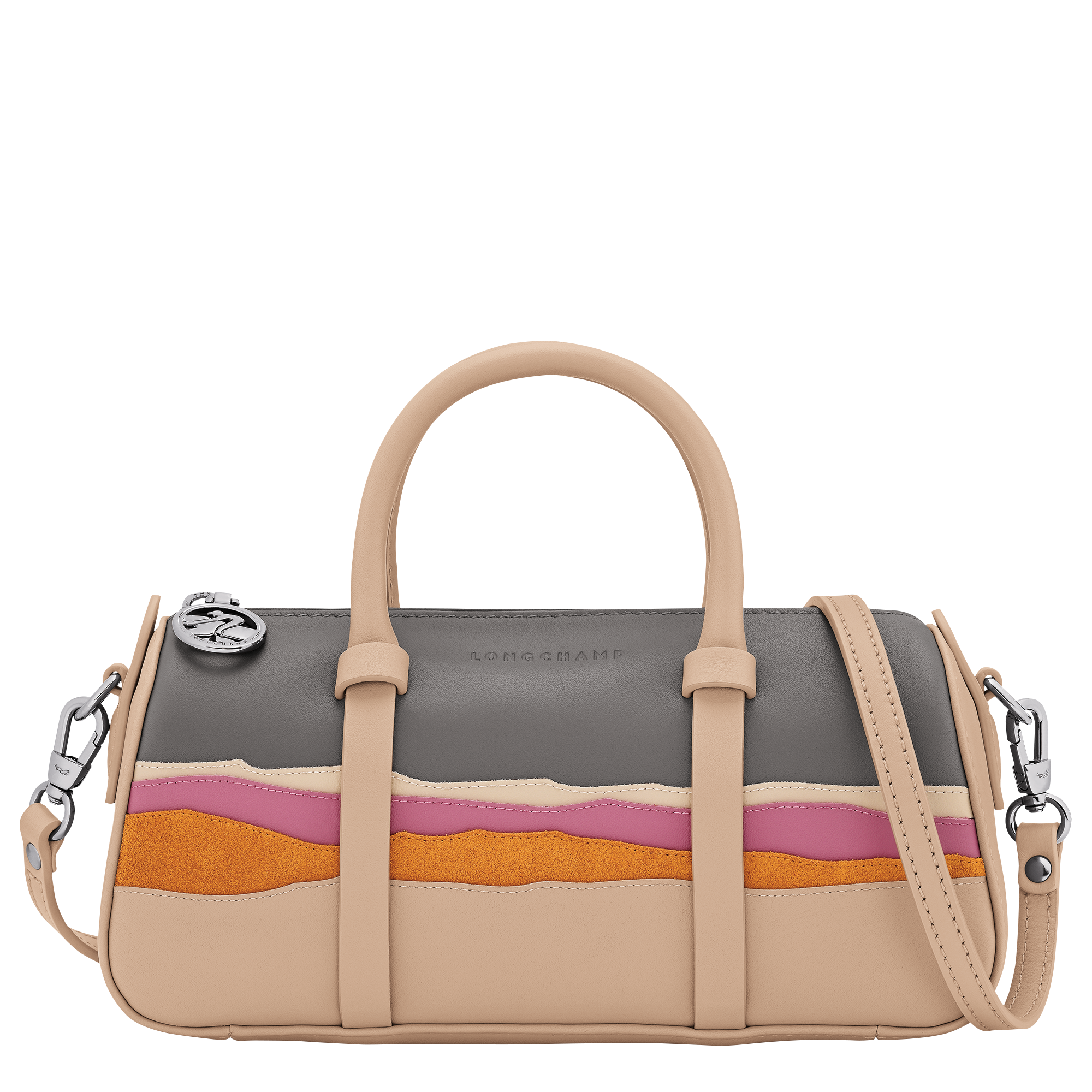 Caroline H&eacute;lain x Longchamp Handtasche S, Beige