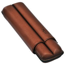 Other lines Cigars case , Brown - Leather