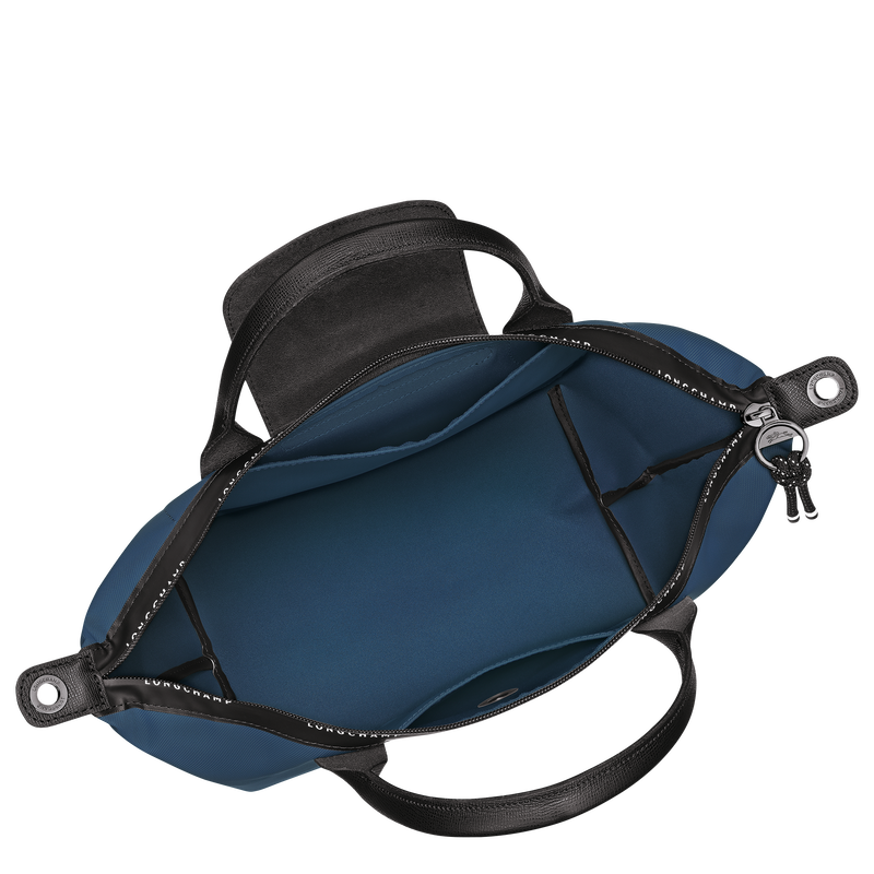 Le Pliage Energy L Handbag , Ink blue - Recycled canvas  - View 5 of 5
