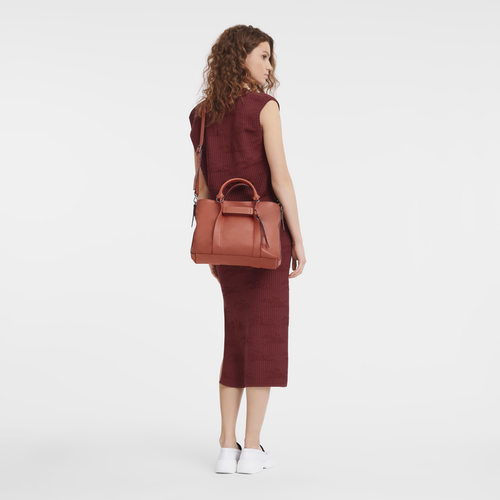 Handtasche L Longchamp 3D , Leder - Ockerbraun - Ansicht 2 von 5