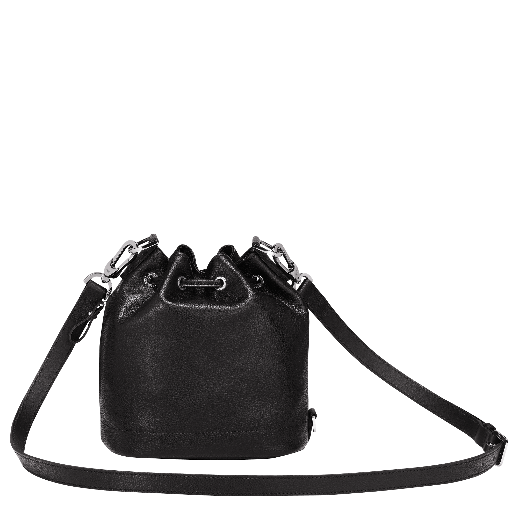 longchamp leather bucket bag