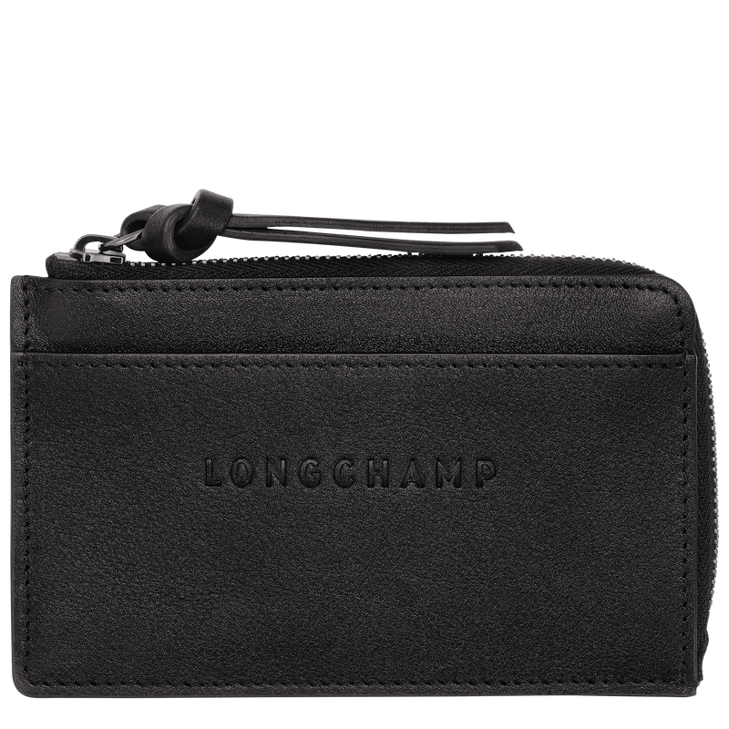 Longchamp 3D Card holder , Black - Leather  - View 1 of  4