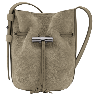 Sac seau S Le Roseau , Cuir - Lichen