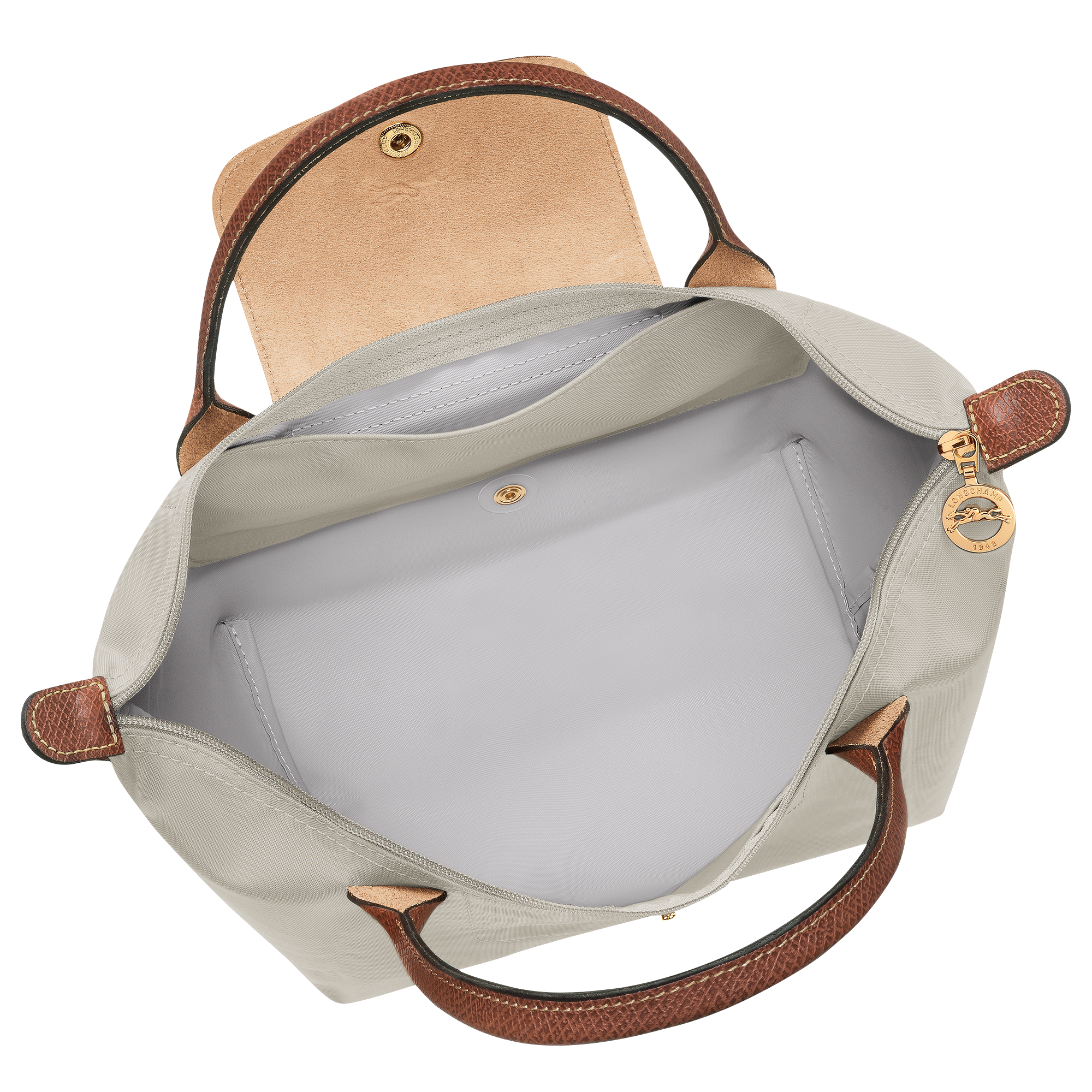 Le Pliage Original Borsa con manico S,  Grigio Verde