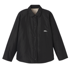 Padded blouson , Black/Paper - Technical taffeta