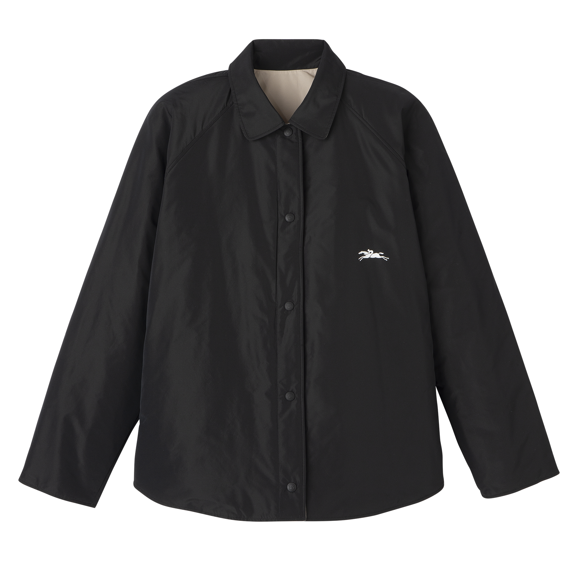 Padded blouson, Black/Mahogany - View 1 of
7 - zoom in null Padded blouson, Black/Mahogany
