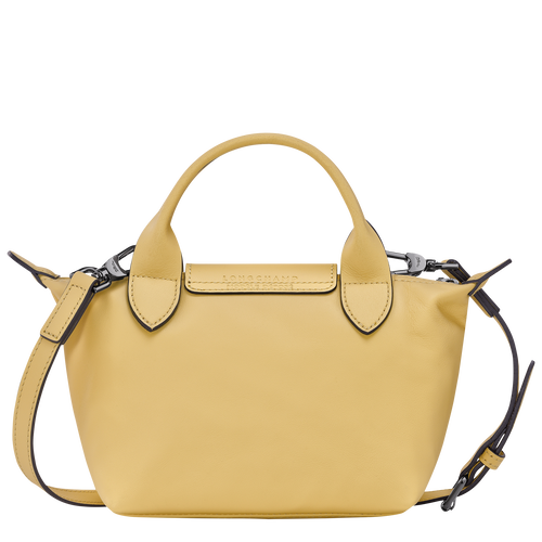 Handtasche XS Le Pliage Xtra , Leder - Weizengelb - Ansicht 4 von 6