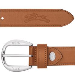 Le Pliage Xtra Ladies' belt , Cashew - Leather