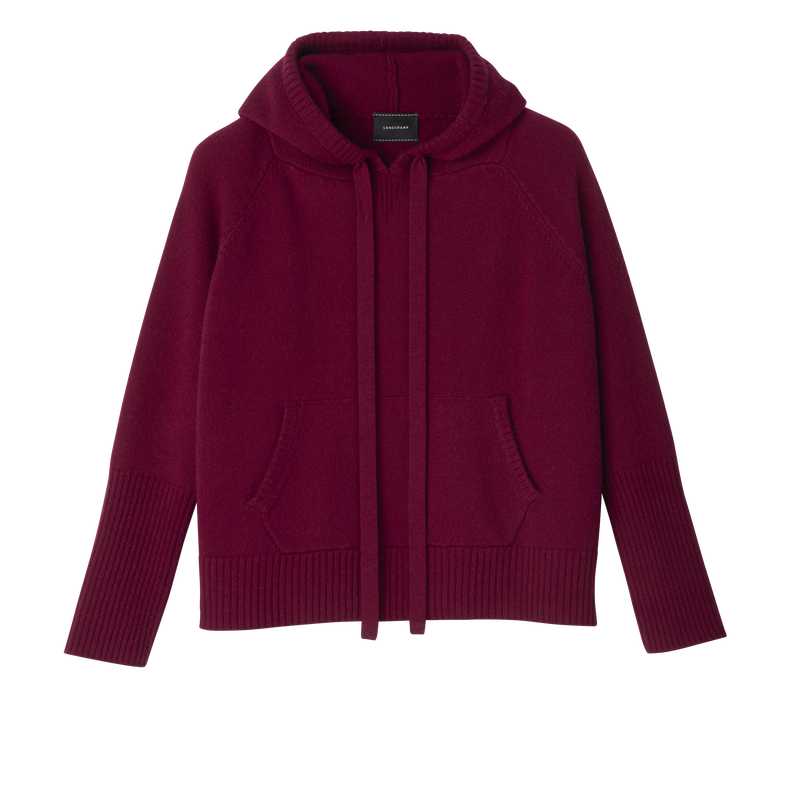 Beetroot hoodie top