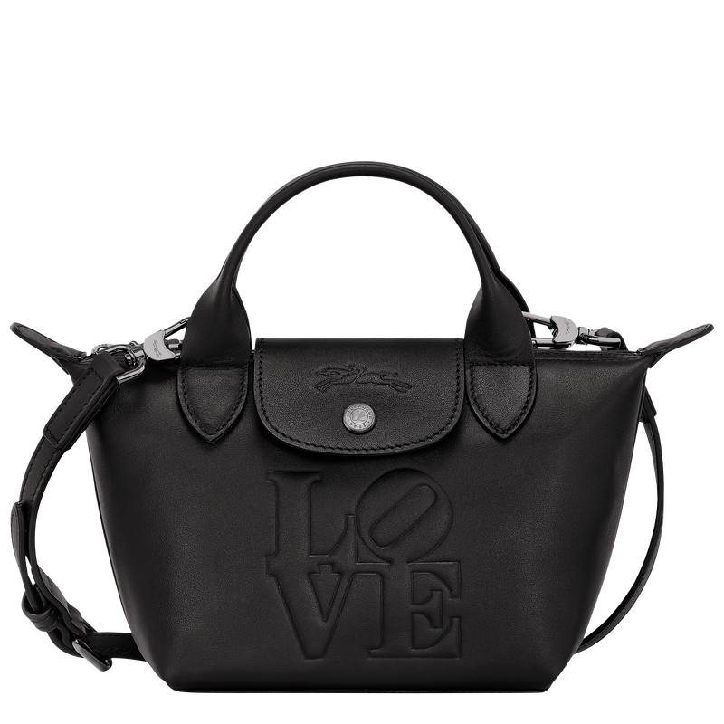 Longchamp x Robert Indiana XS Handbag , Black - Leather  - View 1 of  5