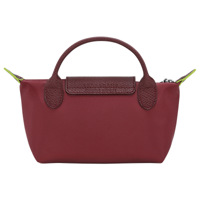 Le Pliage Green 附提把的小袋子, 紅石榴色