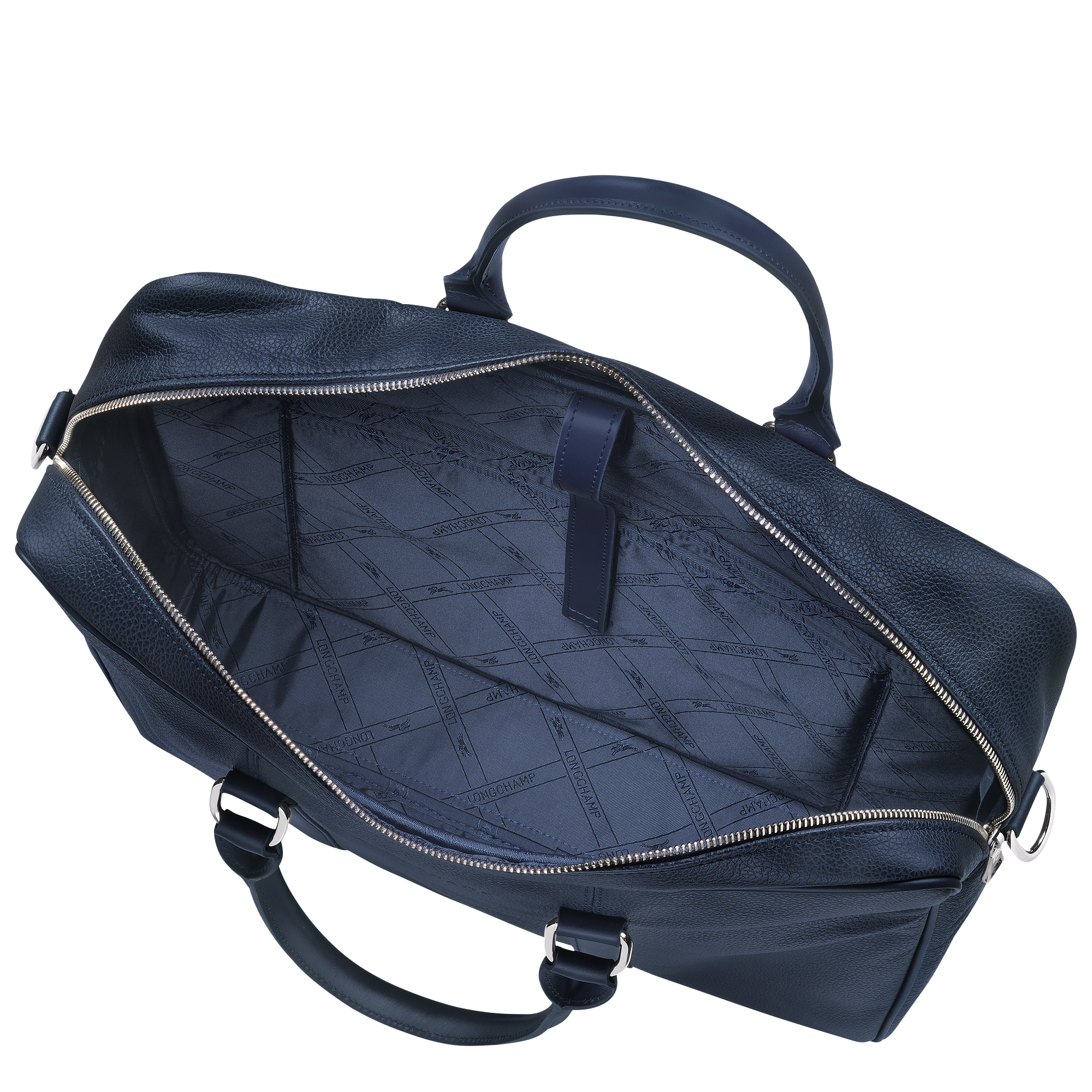 Le Foulonné Briefcase M, Navy