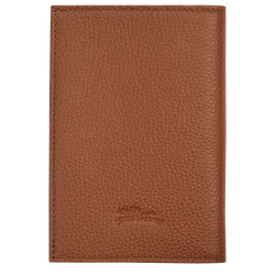 Le Foulonné 系列 護照夾 , 淡紅褐色 - 皮革