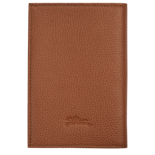 Le Foulonné Passport cover , Caramel - Leather - View 2 of  4