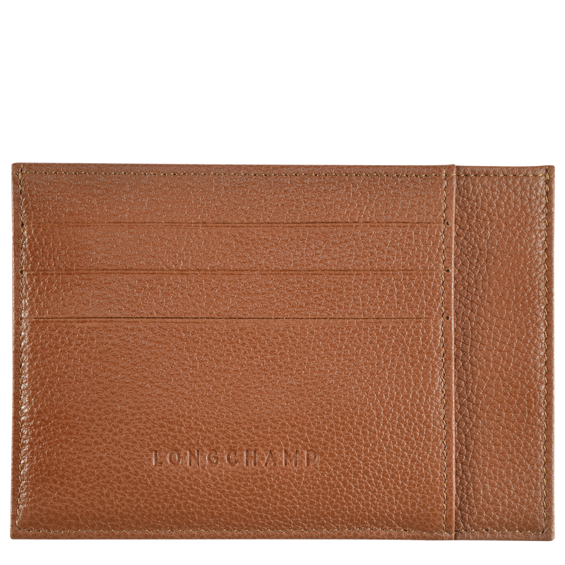 Le Foulonné Card holder , Caramel - Leather  - View 1 of  2