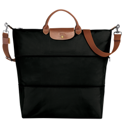 Travel bag expandable, Black