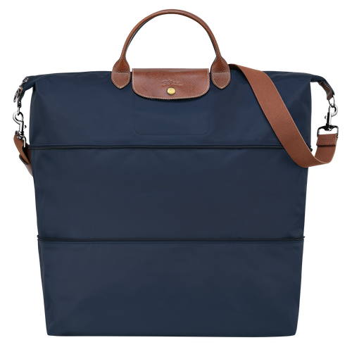 Le Pliage Original Travel bag expandable , Navy - Recycled canvas - View 1 of  8
