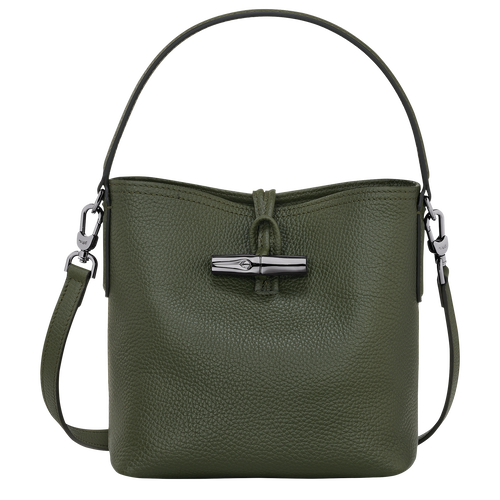 Le Roseau Essential XS Bucket bag , Khaki - Leather - View 1 of  5