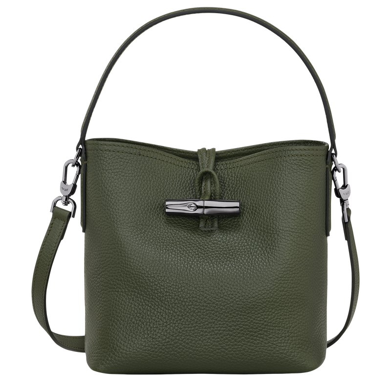 Borsa a secchiello XS Le Roseau Essential , Pelle - Kaki  - View 1 of  5