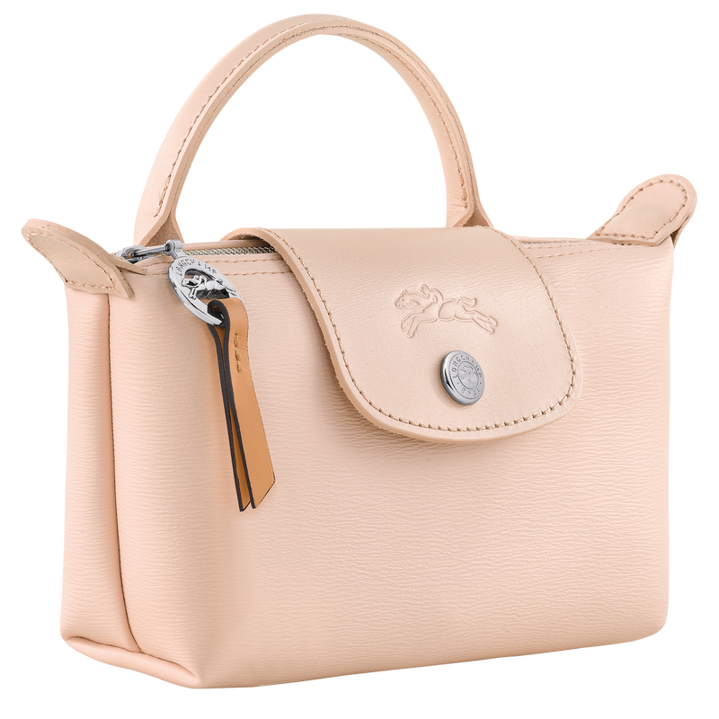 Pochette mit Henkel Le Pliage City , Canvas - Nude  - Ansicht 3 von 4