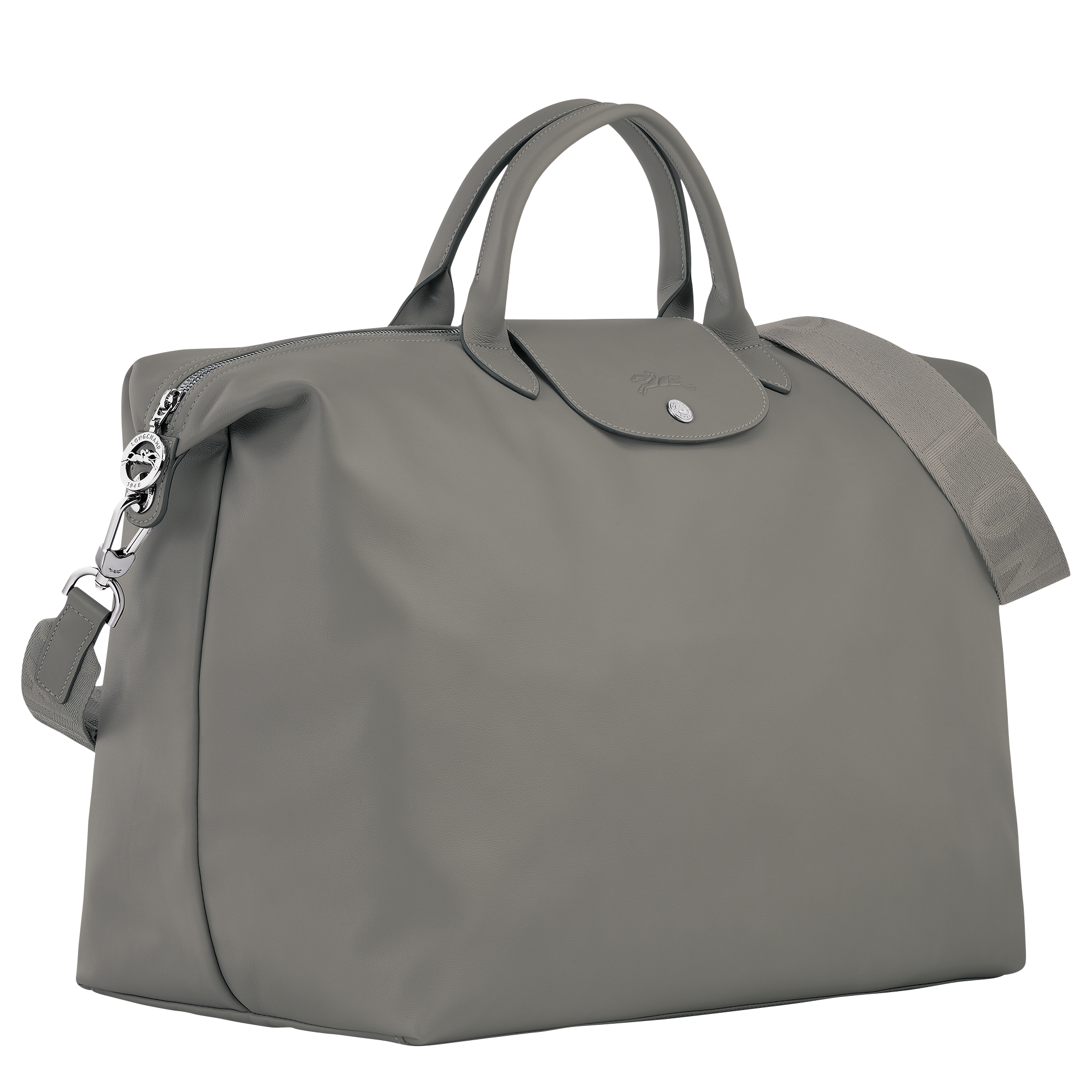 Longchamp Le Pliage Xtra hobo bag M - light grey. Extra large