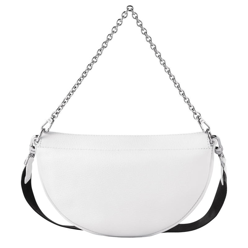 Smile S Crossbody bag , White - Leather  - View 4 of  5