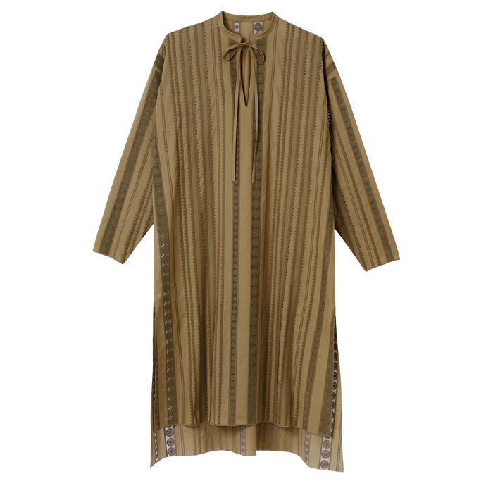 Midi dress Spring-Summer 2021 Collection Khaki (60749COT892T36