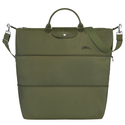 Le Pliage Green Travel bag expandable, Forest
