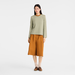 Sweater , Almond Green - Knit