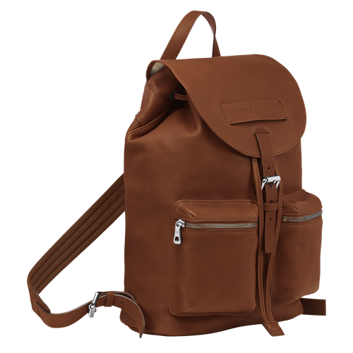 Longchamp 3D Backpack M, Cognac