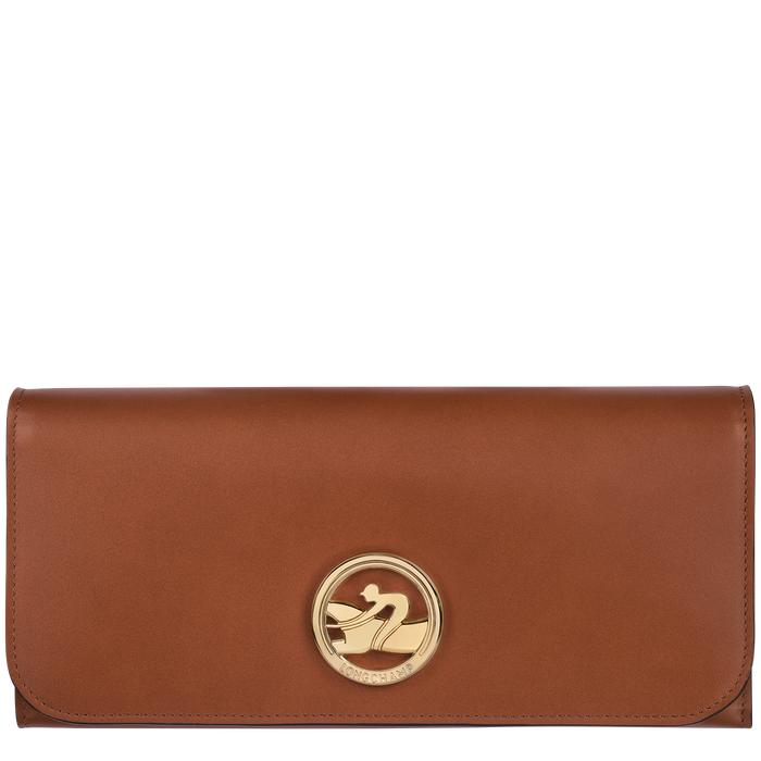 Box-Trot Continental wallet, Cognac