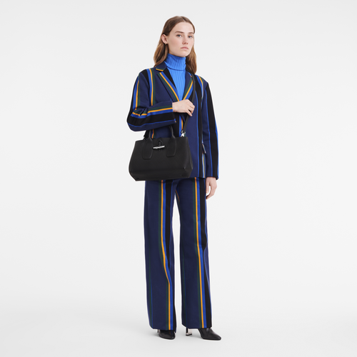 Handbag M Roseau Black (10058HPN001) | Longchamp US
