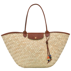 Le Panier Pliage XL Basket bag , Brown - OTHER