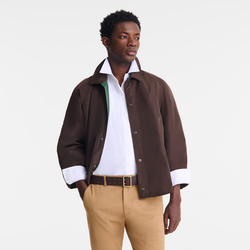 Archive Men's belt , Mocha - Leather