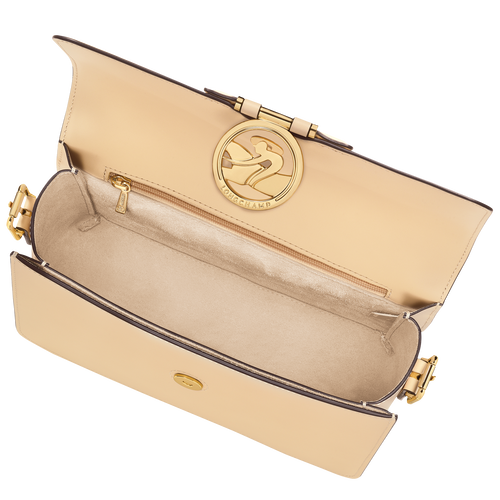 Umhängetasche M Box-Trot , Leder - Stroh - Ansicht 5 von 6