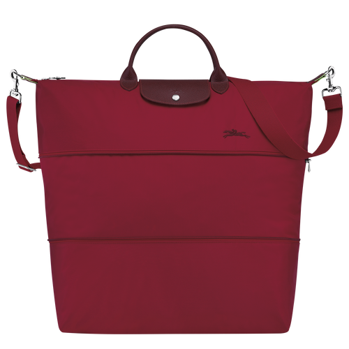Le Pliage Green Travel bag expandable, Red